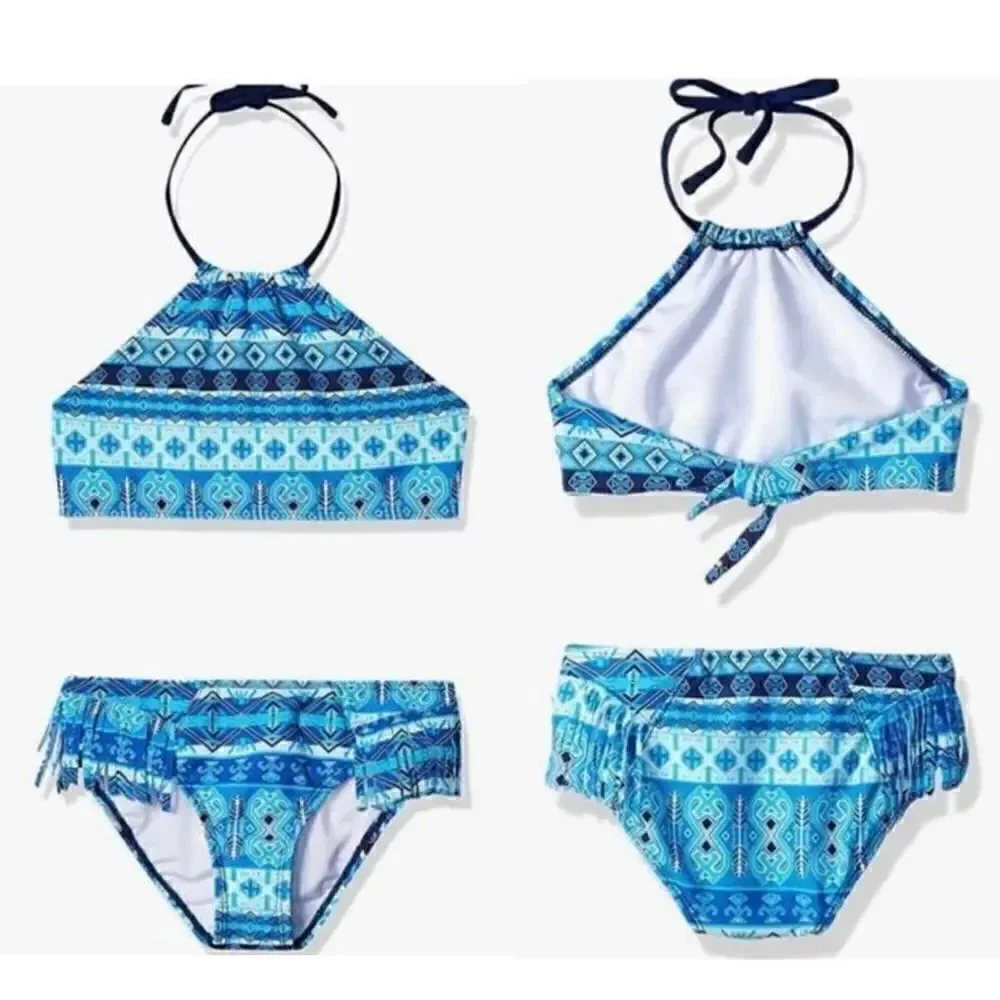 Kanu Surf Girls UPF 50+ Beach Sport Halter Bikini 2-Piece Swimsuit